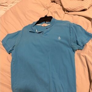 Original Penguin Men's Light Blue Polo Shirt